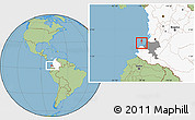 Savanna Style Location Map of Isla, highlighted country, highlighted parent region