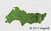 Satellite 3D Map of Lopez de Micay, cropped outside