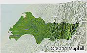 Satellite 3D Map of Lopez de Micay, lighten