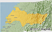 Savanna Style 3D Map of Lopez de Micay