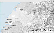 Silver Style 3D Map of Lopez de Micay