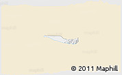 Classic Style 3D Map of Miranda, single color outside