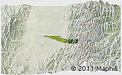 Satellite 3D Map of Miranda, lighten