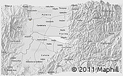 Silver Style 3D Map of Miranda