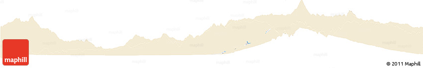 Classic Style Horizon Map of Miranda, single color outside