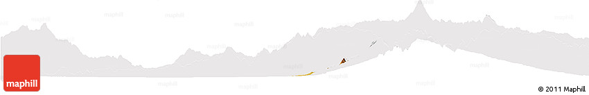 Physical Horizon Map of Miranda, cropped outside