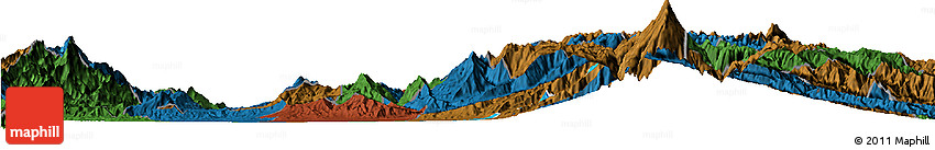 Political Horizon Map of Miranda, darken Political Horizon Map of Miranda, darken