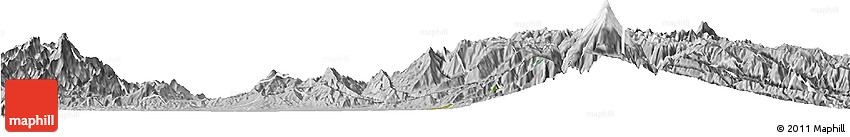 Satellite Horizon Map of Miranda, lighten, desaturated