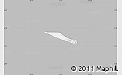 Gray Map of Miranda, single color outside