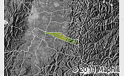 Satellite Map of Miranda, desaturated