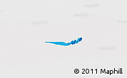 Political Panoramic Map of Miranda, cropped outside