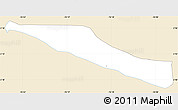 Classic Style Simple Map of Miranda, single color outside