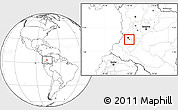 Blank Location Map of Padilla