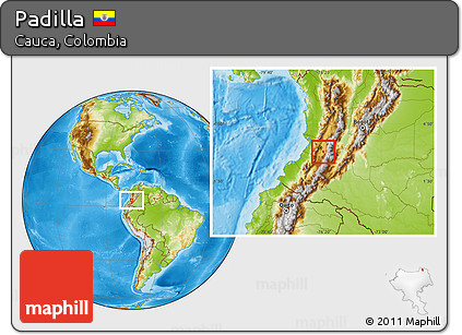 Physical Location Map of Padilla