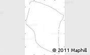 Blank Simple Map of Padilla, cropped outside, no labels
