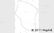 Blank Simple Map of Padilla, cropped outside