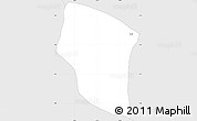 Silver Style Simple Map of Padilla