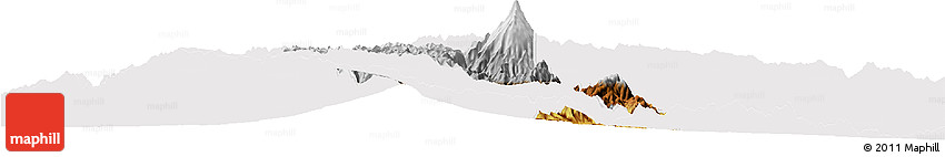 Physical Horizon Map of Paez, cropped outside