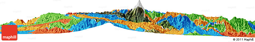 Satellite Horizon Map of Paez, political outside Satellite Horizon Map of Paez, political outside