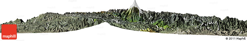 Satellite Horizon Map of Paez, semi-desaturated Satellite Horizon Map of Paez, semi-desaturated