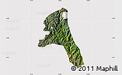 Satellite Map of Paez, cropped outside