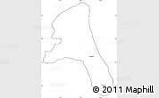 Blank Simple Map of Paez, cropped outside