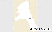 Classic Style Simple Map of Paez, single color outside