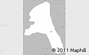 Gray Simple Map of Paez