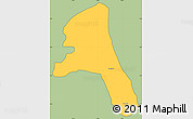 Savanna Style Simple Map of Paez, cropped outside