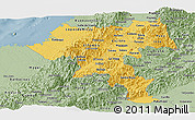 Savanna Style Panoramic Map of Cauca