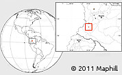 Blank Location Map of Piendamo