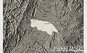 Shaded Relief Map of Popayan, darken