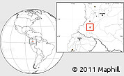 Blank Location Map of Purace