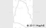 Blank Simple Map of Purace, cropped outside
