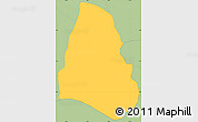 Savanna Style Simple Map of Purace