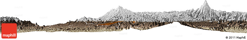 Physical Horizon Map of Silvia, semi-desaturated