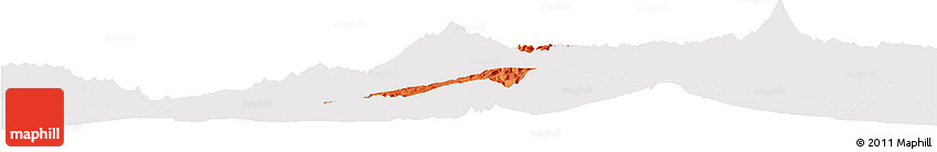 Political Horizon Map of Silvia, single color outside