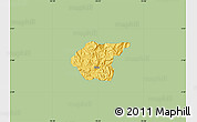 Savanna Style Map of Silvia, single color outside