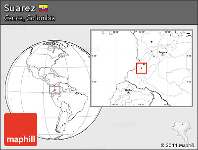 Blank Location Map of Suarez