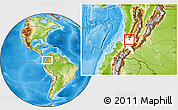 Physical Location Map of Suarez, highlighted parent region