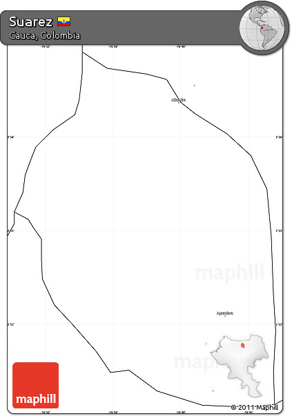 Blank Simple Map of Suarez