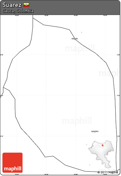 Blank Simple Map of Suarez