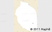 Classic Style Simple Map of Suarez, single color outside
