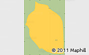 Savanna Style Simple Map of Suarez, single color outside