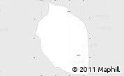 Silver Style Simple Map of Suarez
