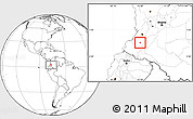 Blank Location Map of Timbio