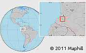Gray Location Map of Timbio