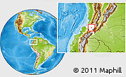 Physical Location Map of Timbio, highlighted parent region