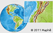 Physical Location Map of Timbio