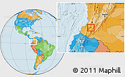 Political Location Map of Timbio